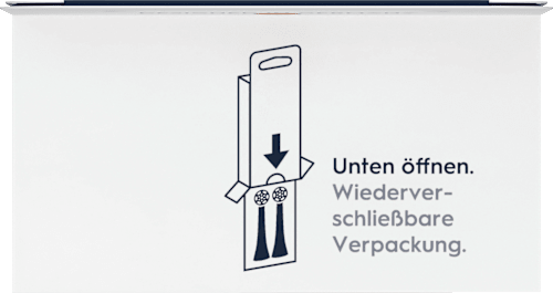 Aufsteckbürsten iO Sanfte Reinigung schwarz, 4 St