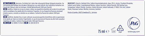 Zahnpasta 3D White Professional Express Whitening glänzendes Weiss, 75 ml