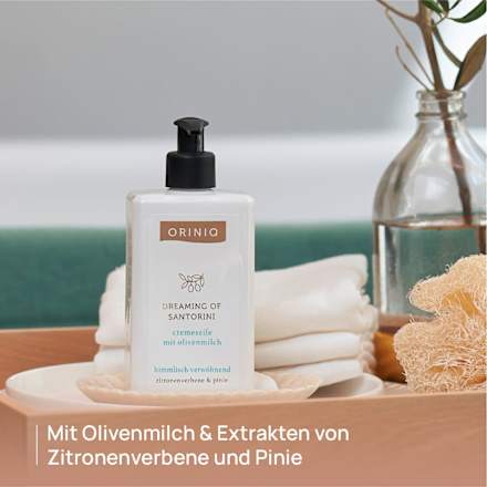Flüssigseife Dreaming of Santorini mit Olivenmilch, Zitronenverbene & Pinie, 300 ml