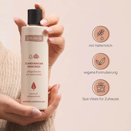Pflegedusche Scandinavian Memories mit Hafermilch, Sandelholz & Moltebeere, 250 ml