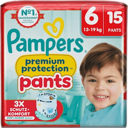Baby Pants Premium Protection Gr. 6 XL (13-19 kg), 15 St Pampers