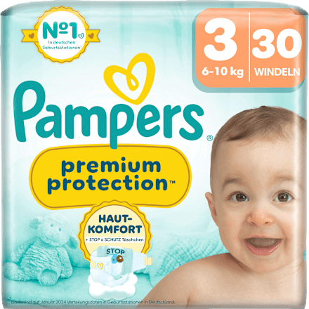 Premium Protection Luiers Maat 3 Midi (6-10 kg), 30 stuks