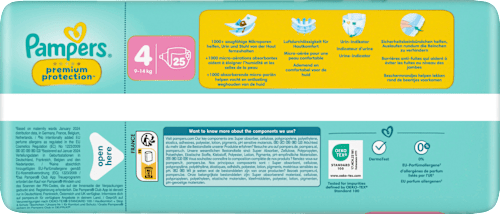Windeln Premium Protection Gr.4 Maxi (9-14 kg), 25 St Pampers