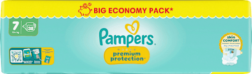 Windeln Premium Protection Gr. 7 XL (15+ kg) Big Pack, 38 St Pampers