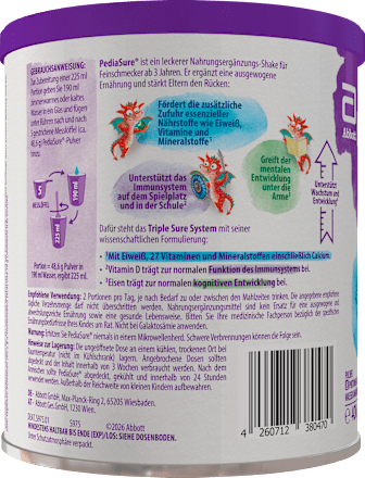 Shake Kinder Drachen Power Vanille, 400 g