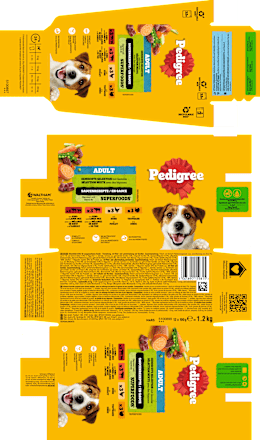 Nassfutter Hund gemischte Selektion in Sauce, Multipack (12x100 g), 1.200 g