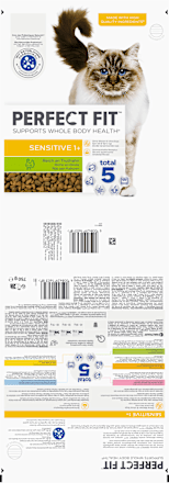 Droogvoer voor katten Sensitive 1+ met kalkoen, volwassen, 750 g