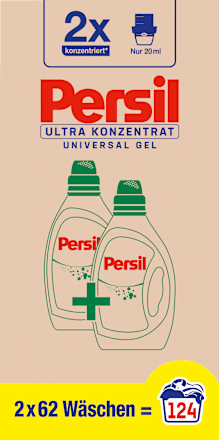 Universele gel ultra geconcentreerd wasmiddel (2x62 WL), 124 WL