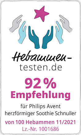 Schnuller Soothie Silikon, blau, 0-6 Monate, 2 St PHILIPS AVENT