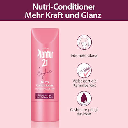 Conditioner Nutri Kraft & Glanz #langehaare, 175 ml Plantur 21