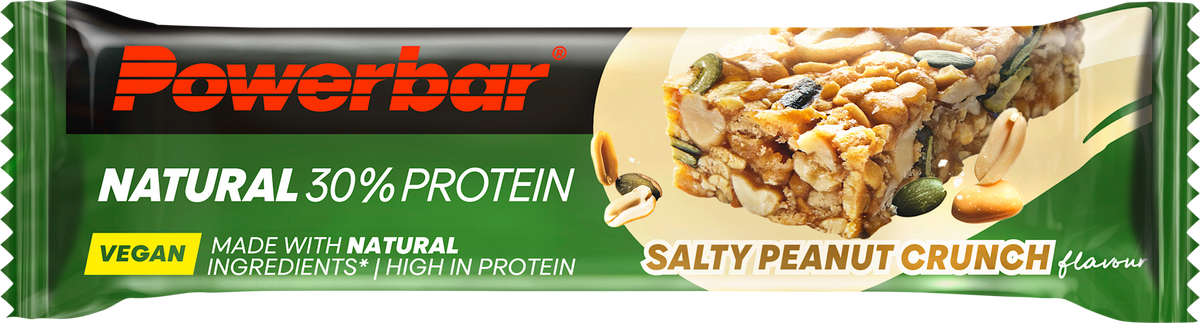 Barre protéinée PowerBar 30 % de protéines naturelles, Salty Peanut Crunch, 40 g
