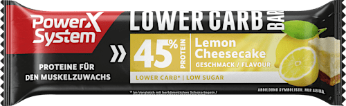 Proteïnereep 45%, koolhydraatarme reep, citroen-cheesecakesmaak, 40 g