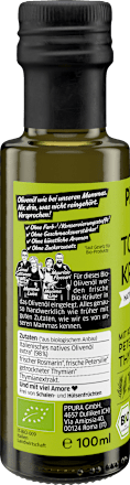 Extra vierge olijfolie "Toscaanse kruiden" met rozemarijn, peterselie en tijm, 100 ml