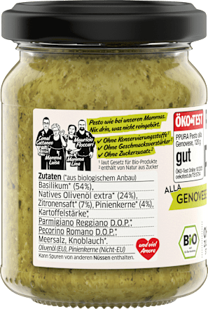 Pesto, alla Genovese mit Pinienkernen, 120 g