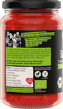 Tomatensauce, Basilico, ital. Tomaten & Basilikum, 340 g