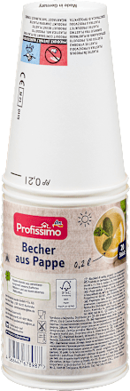 Kartonnen bekers, 20 stuks