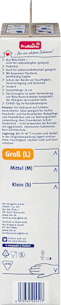 Einmal-Handschuhe Latex weiß Groß, 60 St