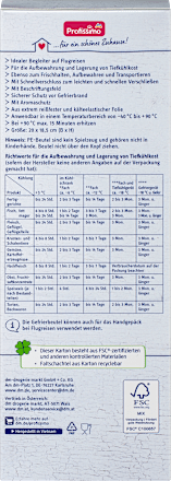 Gefrierbeutel 1 l mit Schnellverschluss, 15 St