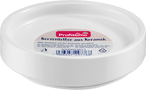 Kerzenteller aus Keramik, 1 St Profissimo