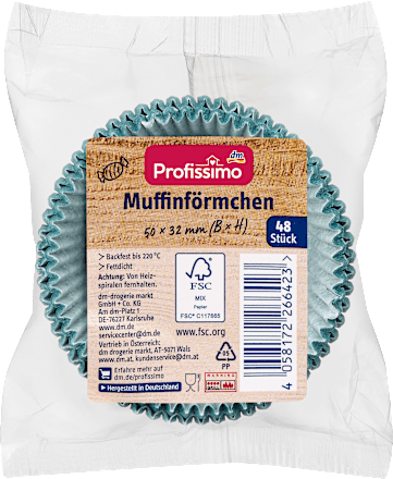 Muffinvormpjes, 48 stuks