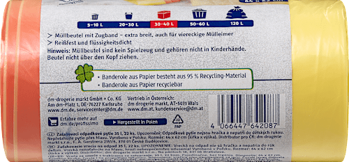 Prof. 35l Müllbeutel mit Zugband, 22 St Profissimo