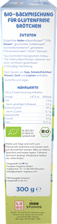 Backmischung Bluey Vollkorn Brötchen ab 3 Jahren, 300 g