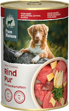 Nassfutter Hund Rind mit Huhn & Süßkartoffeln, 400 g