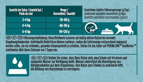 Trockenfutter Katze mit Huhn & Cranberry, dual nature uri balance, 650 g PURINA ONE