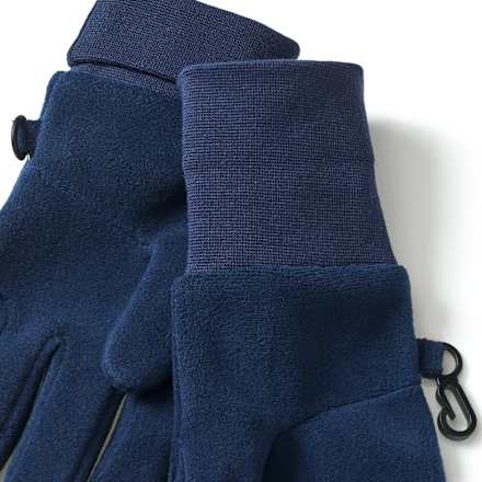 Handschuhe aus Fleece, blau, Gr. 4, 1 St