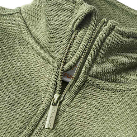 Jacke aus Strickfleece, grün, Gr. 116, 1 St