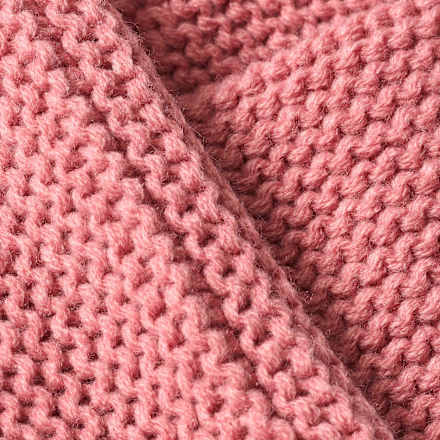 Loop Schal aus Strick, rosa, 1 St