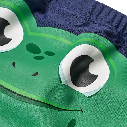 Schwimmwindel mit Frosch-Motiv, blau, Gr. 62/68, 1 St PUSBLU