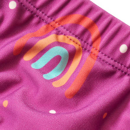Schwimmwindel mit Regenbogen-Muster, lila, Gr. 86/92, 1 St PUSBLU