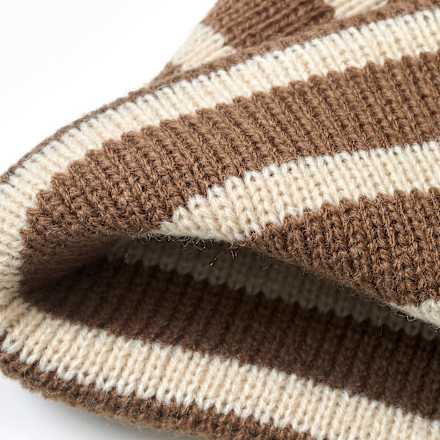 Strick Loop Schal im Twist-Design, braun, 1 St