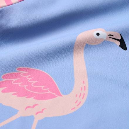 UV Shirt mit Flamingo-Motiv, lila & rosa, Gr. 122/128, 1 St