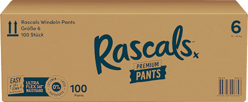 BabyPants Gr. 6 (15-20 kg) Monatsbox, 100 St Rascals