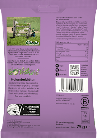 Bonbon, Holunderblüten, 75 g