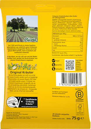 Bonbon, Original Kräuter, 75 g