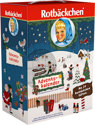 Adventskalender 2025 - Wimmelkalender, 3 l Rotbäckchen