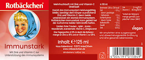 Minisaft Immunstark, Reisegröße, 125 ml