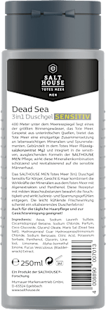 Duschgel Men Totes Meer Sensitiv, 250 ml Salthouse