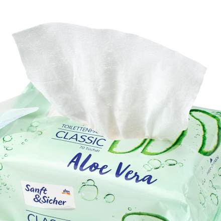 Feuchtes Toilettenpapier Aloe Vera Classic, 70 St