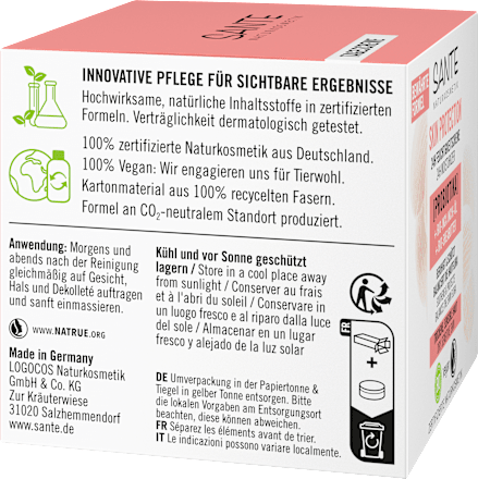 Feuchtigkeitscreme Skin, 50 ml SANTE NATURKOSMETIK