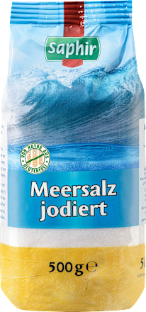 Meersalz, jodiert, 500 g