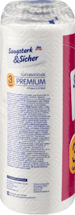 Küchentücher Premium 3-lagig (4x51 Blatt), 4 St
