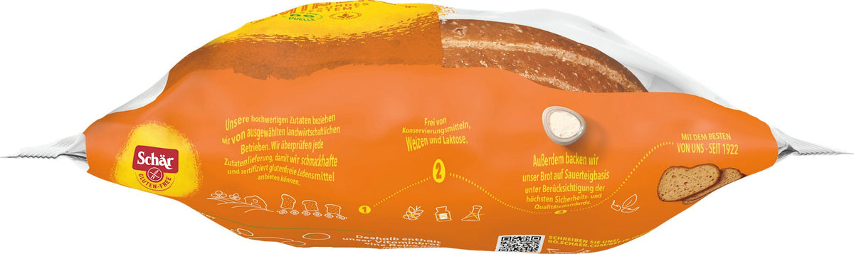 Pain Schär, pain vitaminé (5 pièces), sans gluten, 250 g