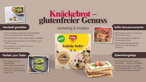 Knäckebrot, Hafer, glutenfrei, 215 g
