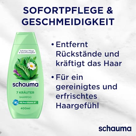 Shampoo 7 Kräuter, 400 ml