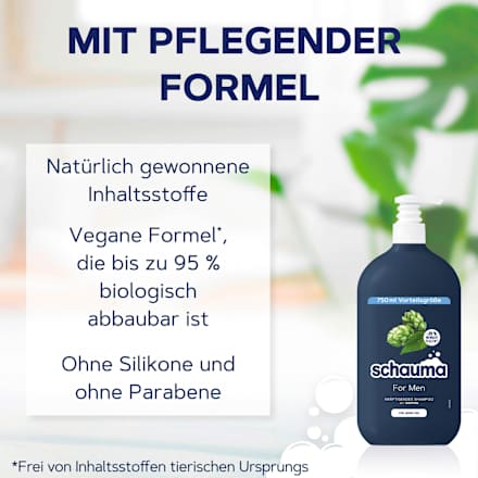 Shampoo For Men, 750 ml schauma