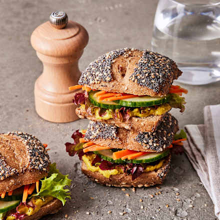 Aufbackbrötchen, Panini Grainy mit Ölsamen (3 Stück), 188 g